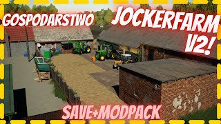 Gospodarstwo JockerFarm Save  Mod Pack w Farming Simulator19 🚜 LINK JUŻ W OPISIE [upl. by Jermaine555]