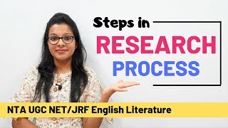 Steps in Research Process Quickest amp Easiest Explanation UGC NET [upl. by Ria]