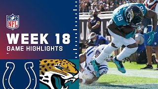 Colts vs Jaguars Week 18 Highlights  NFL 2021 [upl. by Solorac44]