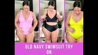 Old Navy Swimsuit tryon Haul  2021 [upl. by Rem520]