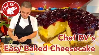 EASY BAKED CHEESECAKE [upl. by Adnalram]