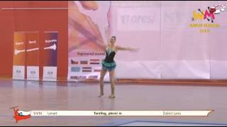 World Champion Majorettes Sport 2015 BATON Seniors Solo [upl. by Bullion]