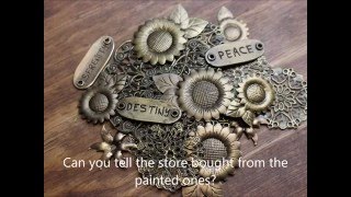 How to get an antique bronze finish on metal [upl. by Kenwrick984]