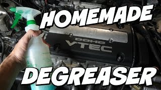 HOW TO MAKE DIY ENGINE DEGREASER amp FOR MOTORCYCLES [upl. by Eirrod]