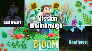 Minecraft  Bloom Full Walkthrough All items Final Forest 5 Dwarves [upl. by Naga]