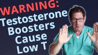 Testosterone Boosters Cause Low T Warning [upl. by Idnerb]