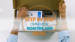 OmniView Monitor Arm Dual Assembly VersaDesk [upl. by Aronid]