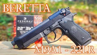 BERETTA 92FS M9A1 22LR REVIEW [upl. by Loretta]