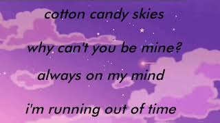 esthie  cotton candy skies lyrics [upl. by Bendite]