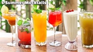 6 Colorful amp Refreshing Mocktails  Yummy amp Easy Mocktail Recipes for Summer  The Terrace Kitchen [upl. by Assiruam]