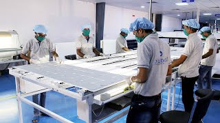 Solar Panel Manufacturing Process  Bluebird Solar [upl. by Hayn]