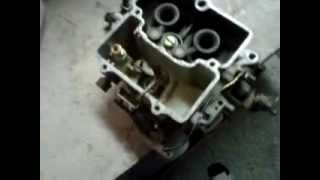 how to adjust motorcraft 2 barrel carburetor [upl. by Onidranreb]