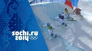 France Dominate The Mens Ski Cross Medals  Sochi 2014 Winter Olympics [upl. by Siegfried]