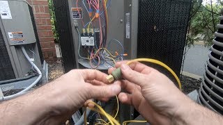 AC Repair Replacing Hi Pressure Switch [upl. by Anyaj]