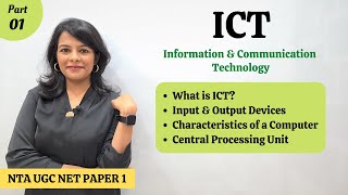 Information amp Communication Technology ICT  NTA UGC NET Paper 1 Syllabus  Part 1 [upl. by Etnuhs775]