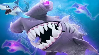 NEW EVOLVED HAMMERHEAD SHARK  DARKHAMMER  Hungry Shark Evolution  Part 7  Pungence [upl. by Garris]