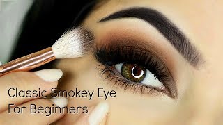 Beginners Smokey Eye Makeup Tutorial  Parts of the Eye  How To Apply Eyeshadow [upl. by Rohclem]