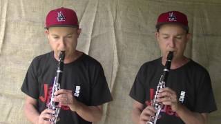 Jazz Clarinet Duet  Delta Blues  easy beginner [upl. by Stockwell930]