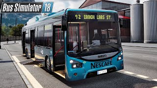 Bus Simulator 18  GAMEPLAY [upl. by Eelir563]