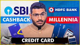 SBI Cashback Credit Card vs HDFC Millennia Credit Card [upl. by Lotsyrk]