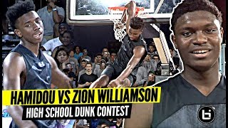 Hamidou Diallo vs Zion Williamson INSANE High School Dunk Contest 2020 NBA Contest Preview [upl. by Flin112]