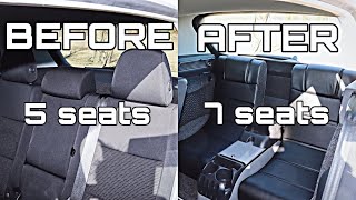 The Easiest Way To Add 3rd Row Seat In Any Small VW SUV  How To Change Any 5 Seats Car Into 7 Seats [upl. by Thalassa]