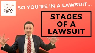 The Stages of a Lawsuit Explained [upl. by Mauri848]