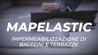 MAPEI Mapelastic  limpermeabilizzante per balconi e terrazze [upl. by Wat216]