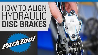 How to Align a Hydraulic Disc Brake on a Bike [upl. by Yetty]