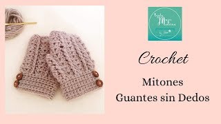 MITONES Guantes sin dedos Tejidos a Crochet [upl. by Otrebogir]