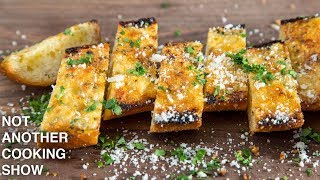 how to make the EASIEST GARLIC BREAD [upl. by Etteniuqna255]