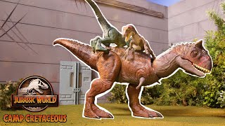 Every Dino Battle EVER Compilation  Jurassic World  Mattel Action [upl. by Dael]