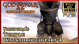 GOD OF WAR 1 Remastered PANDORAS TEMPLE Full Dungeon 60FPS 1440P Walkthrough Part 4 FULL GAME [upl. by Nickles]