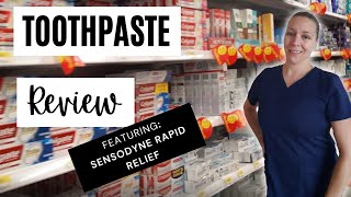 Toothpaste Review Sensodyne Rapid Relief [upl. by Cornwall]