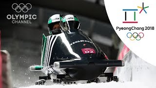 The Nigerian Bobsled Teams 2018 Highlights  PyeongChang 2018 [upl. by Jegger]