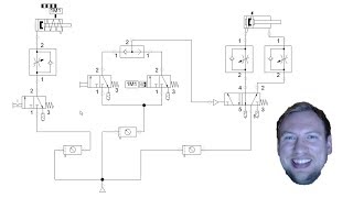 Pneumatics Logic Circuits  FESTO FluidSIM Part 2 [upl. by Swamy]