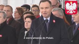 National Anthem of Poland Mazurek Dąbrowskiego [upl. by Belldame699]