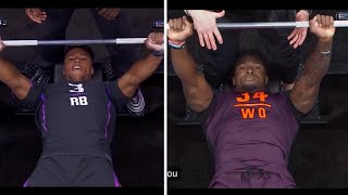 NFL Combine Bench Press Compilation [upl. by Vedi]