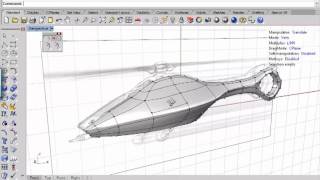 3D model from 2D sketch with TSplines for Rhino [upl. by Siron989]