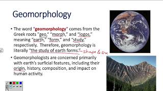 Introduction to Geomorphology [upl. by Trent]