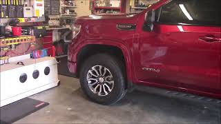 Bridgestone Dueler AT Revo 3 27570 R18 new tires on 2021 GMC Sierra AT4 62L [upl. by Bardo]