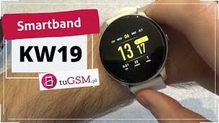 Przedstawienie i Instrukcja obsługi  Smartband KW19 [upl. by Submuloc465]