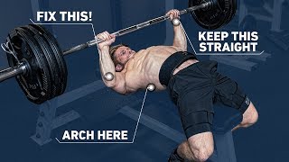 How To Get A Huge Bench Press with Perfect Technique [upl. by Annalee]