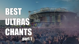 WORLDS BEST ULTRAS CHANTS With Lyrics amp Translation ENFRES Part 1 [upl. by Leavy818]