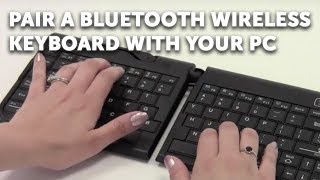 How to connect a Bluetooth Keyboard to PC [upl. by Narah623]