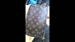 How to Spot Authentic Louis Vuitton Pochette Clutch Bag amp Where to Find Date Code [upl. by Eniger]