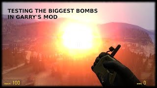 BIGGEST EXPLOSIONS  Garrys Mod [upl. by Lechner]