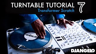 Turntable Tutorial 7  TRANSFORMER Mixer Scratch Technique [upl. by Guntar298]