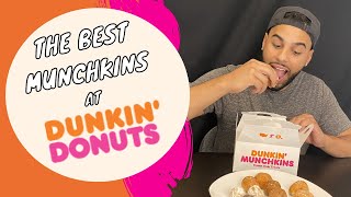 DUNKIN DONUTS MUNCHKINS REVIEW [upl. by Niarb224]