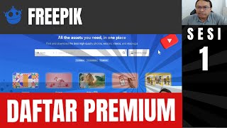 Cara Mendaftar Freepik Premium dengan Paypal [upl. by Simetra511]